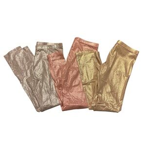 Wonder Nation Metallic Kids Leggings Set